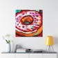 "The Sweet Delight Doughnut" - Canvas