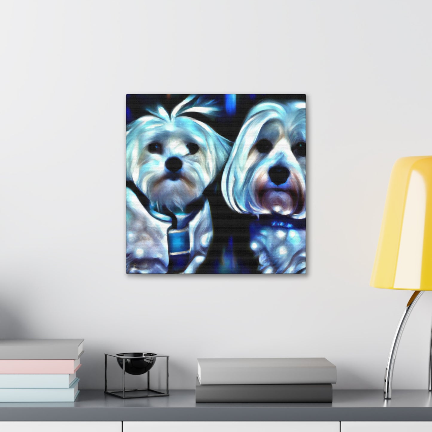 Maltese Majesty Painting - Canvas