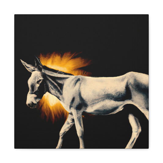 Mule on the Move - Canvas