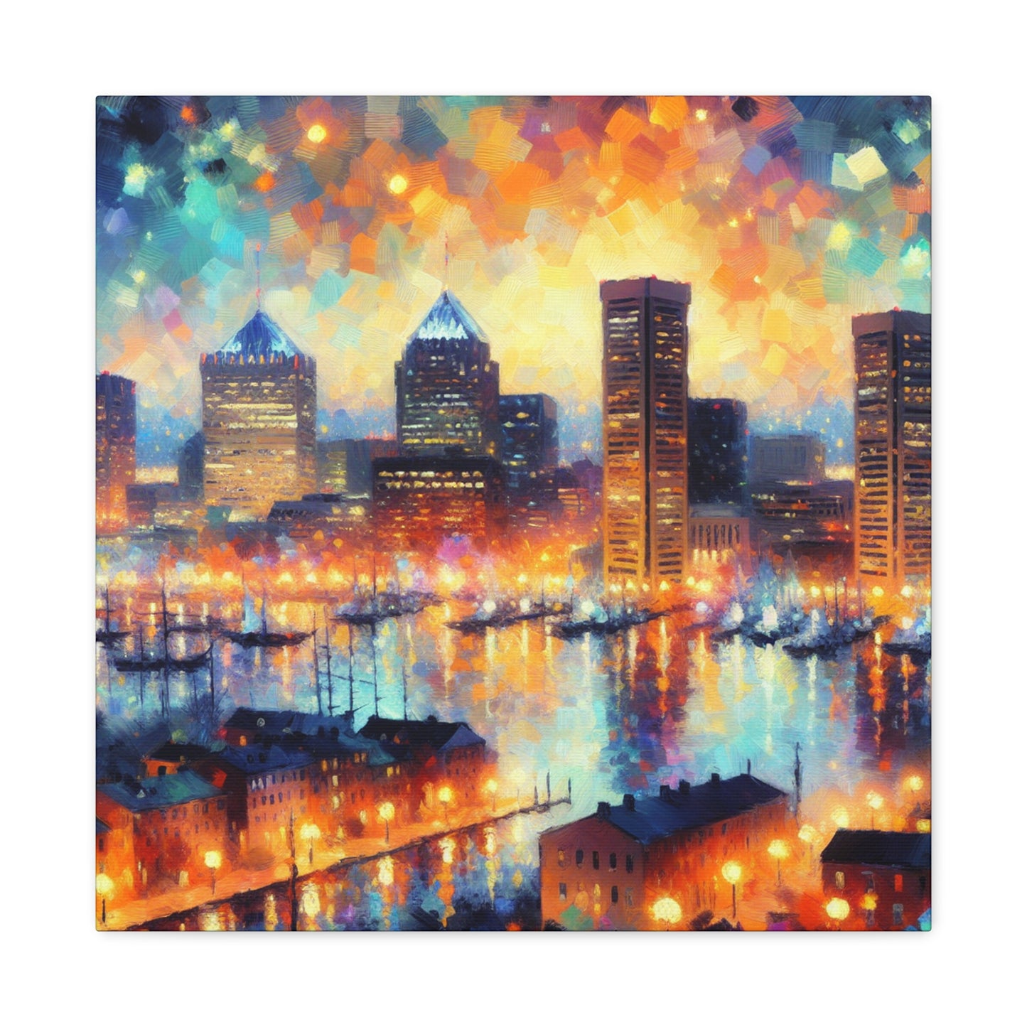 "Harbor Haven's Historic Charm" - Canvas