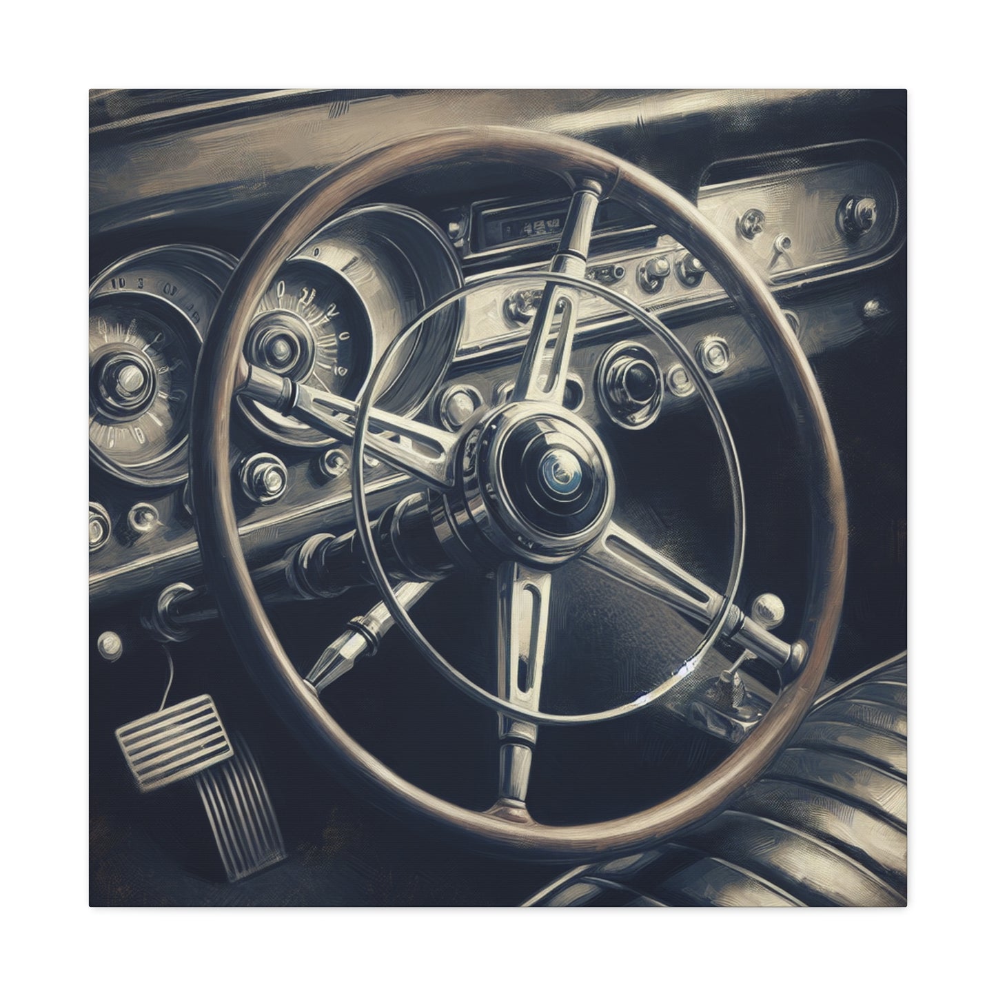 Timeless Automotive Elegance - Canvas