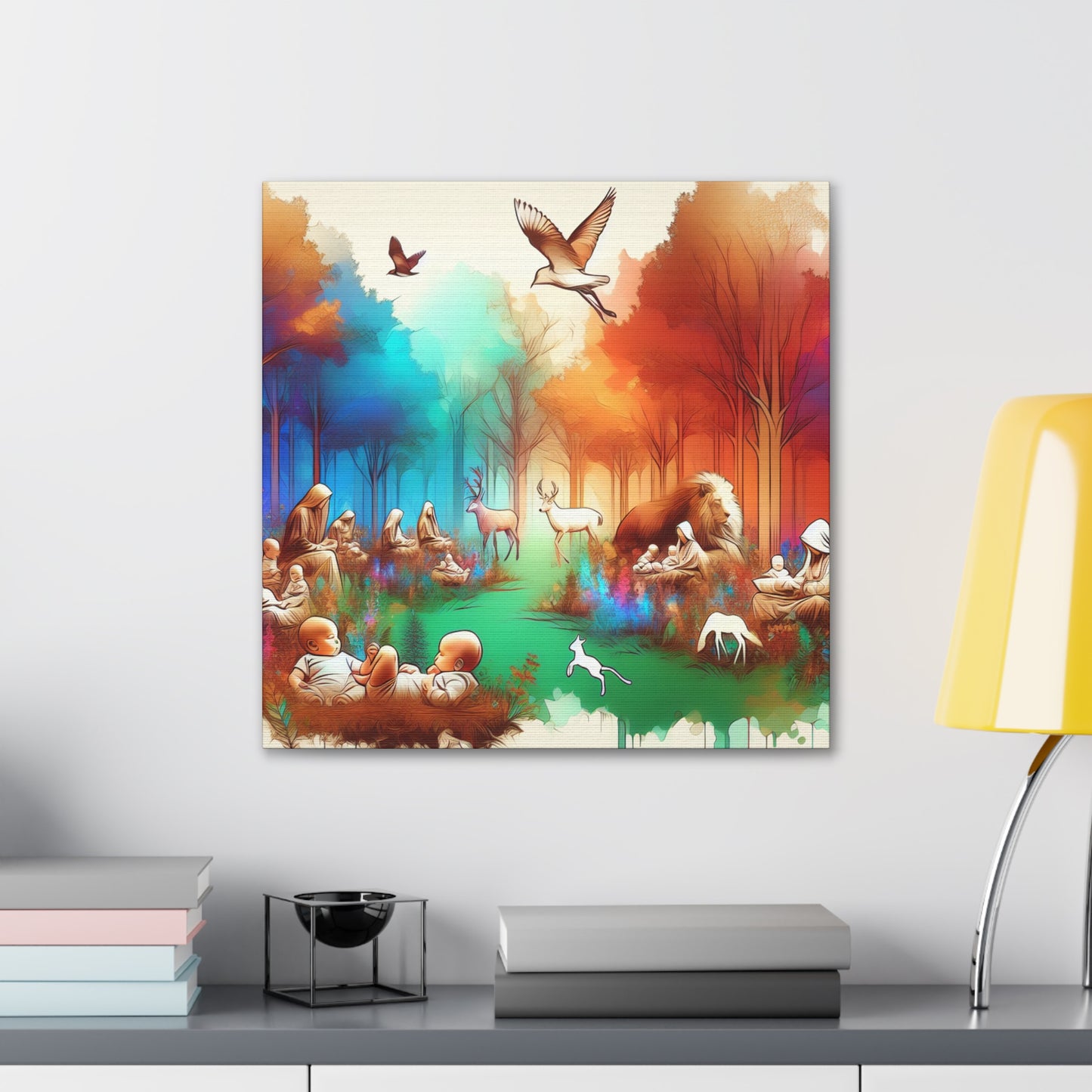 Whispering Woodland Wonders - Canvas