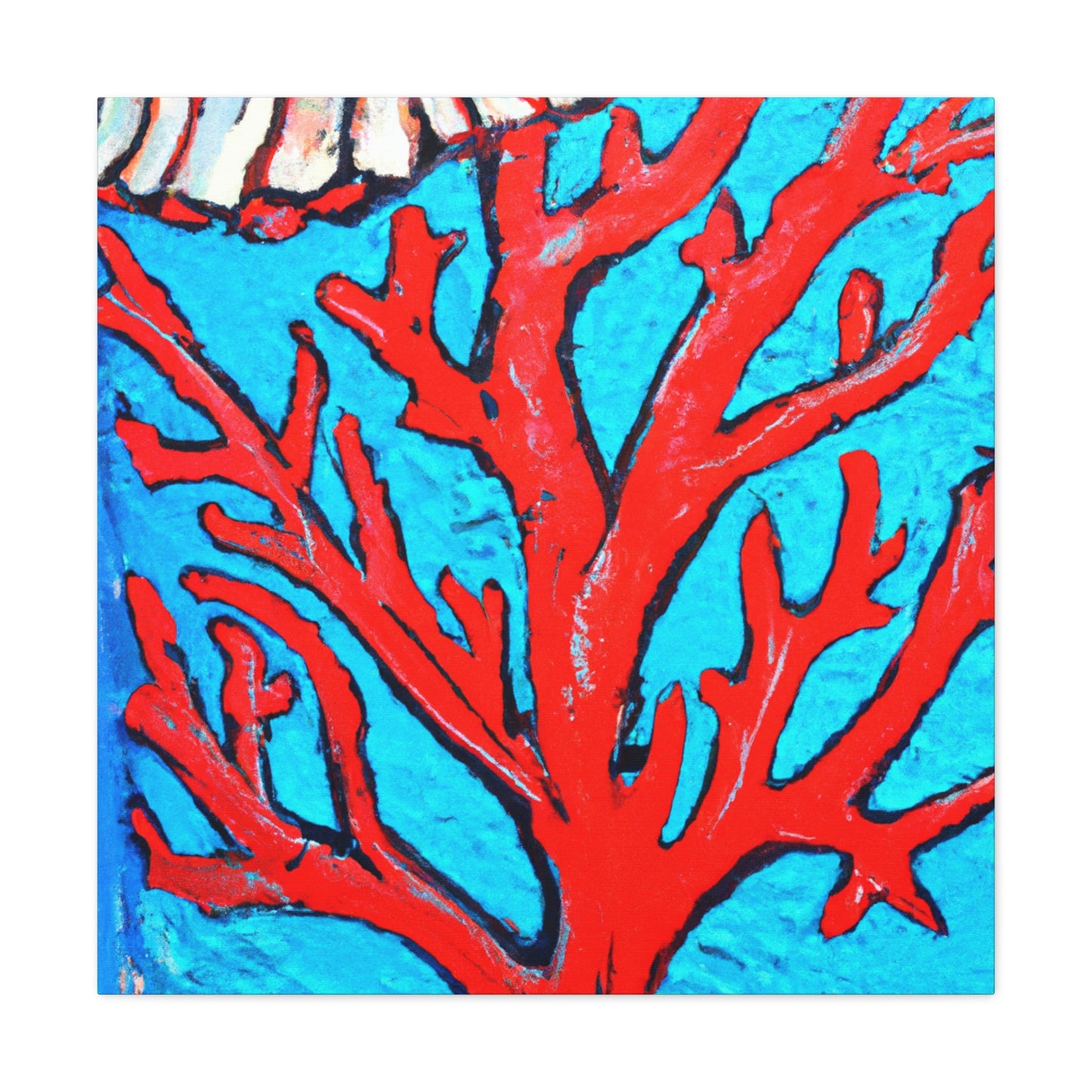 Coral Garden Splendor - Canvas