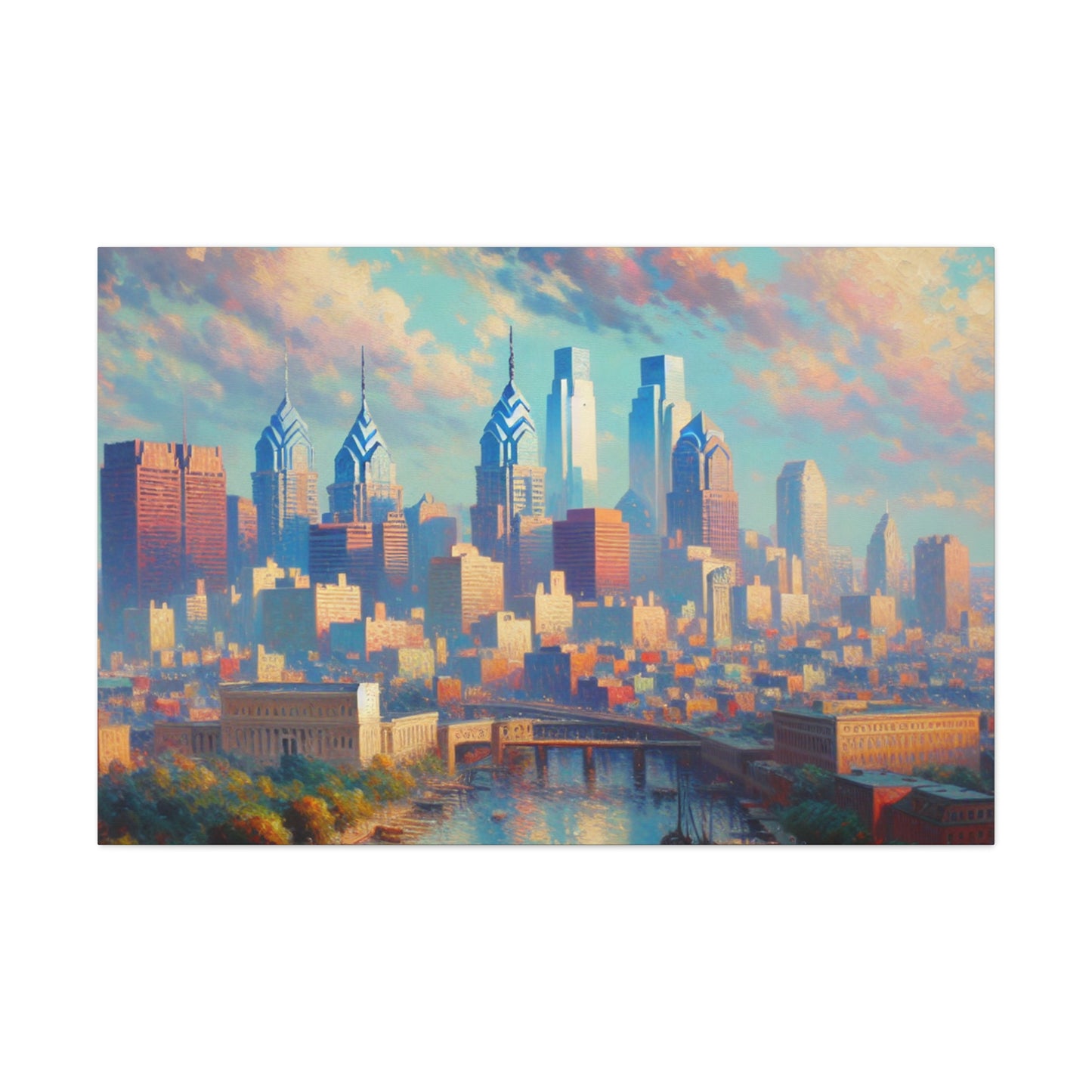 "City Mosaic Unveiled" - Canvas