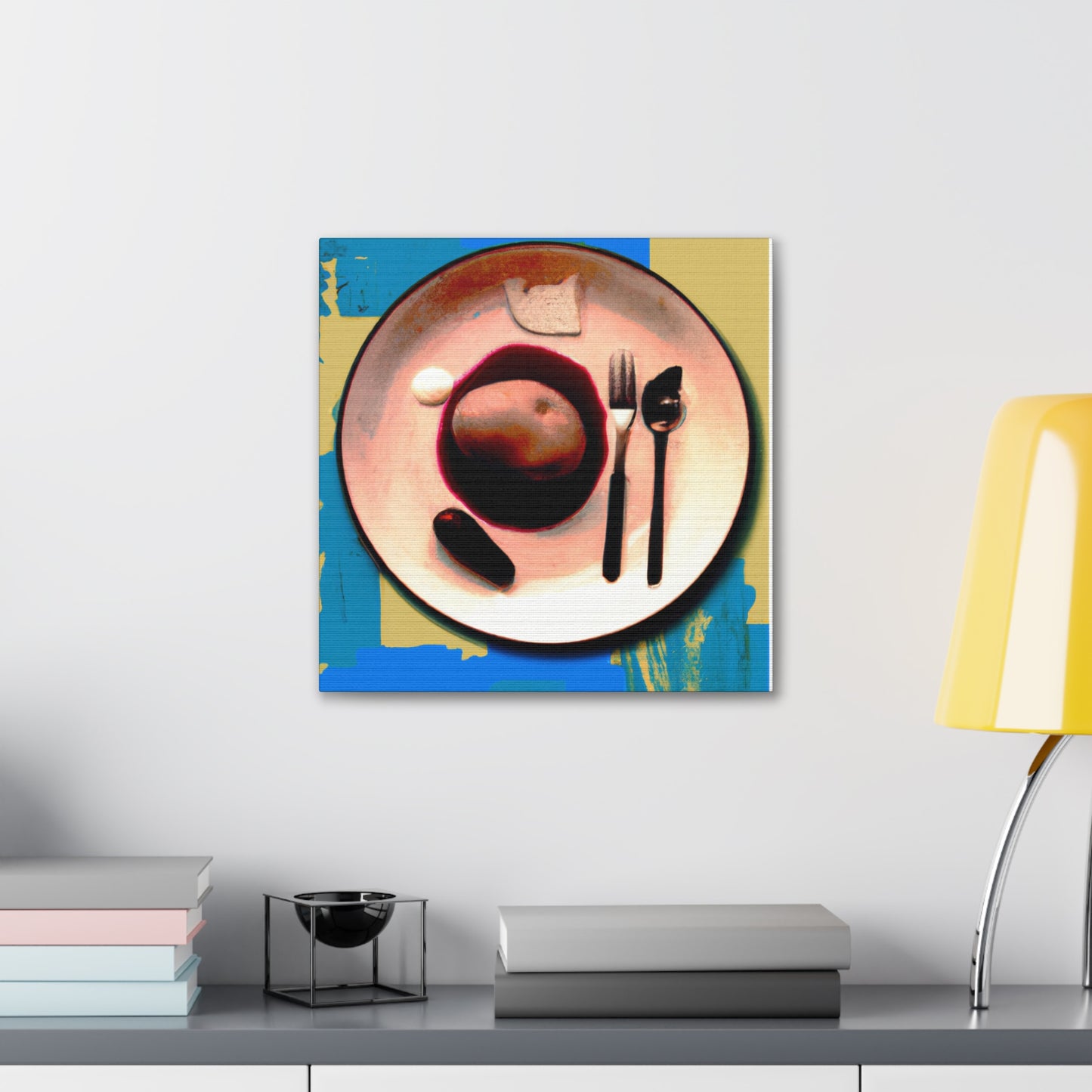 Simple Dining Scene. - Canvas