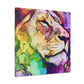 Lion in Fauvism - Canvas