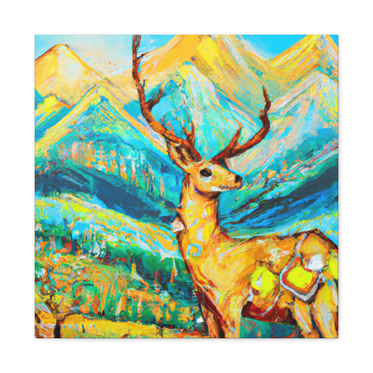 "Deer in the Meadow" - Canvas