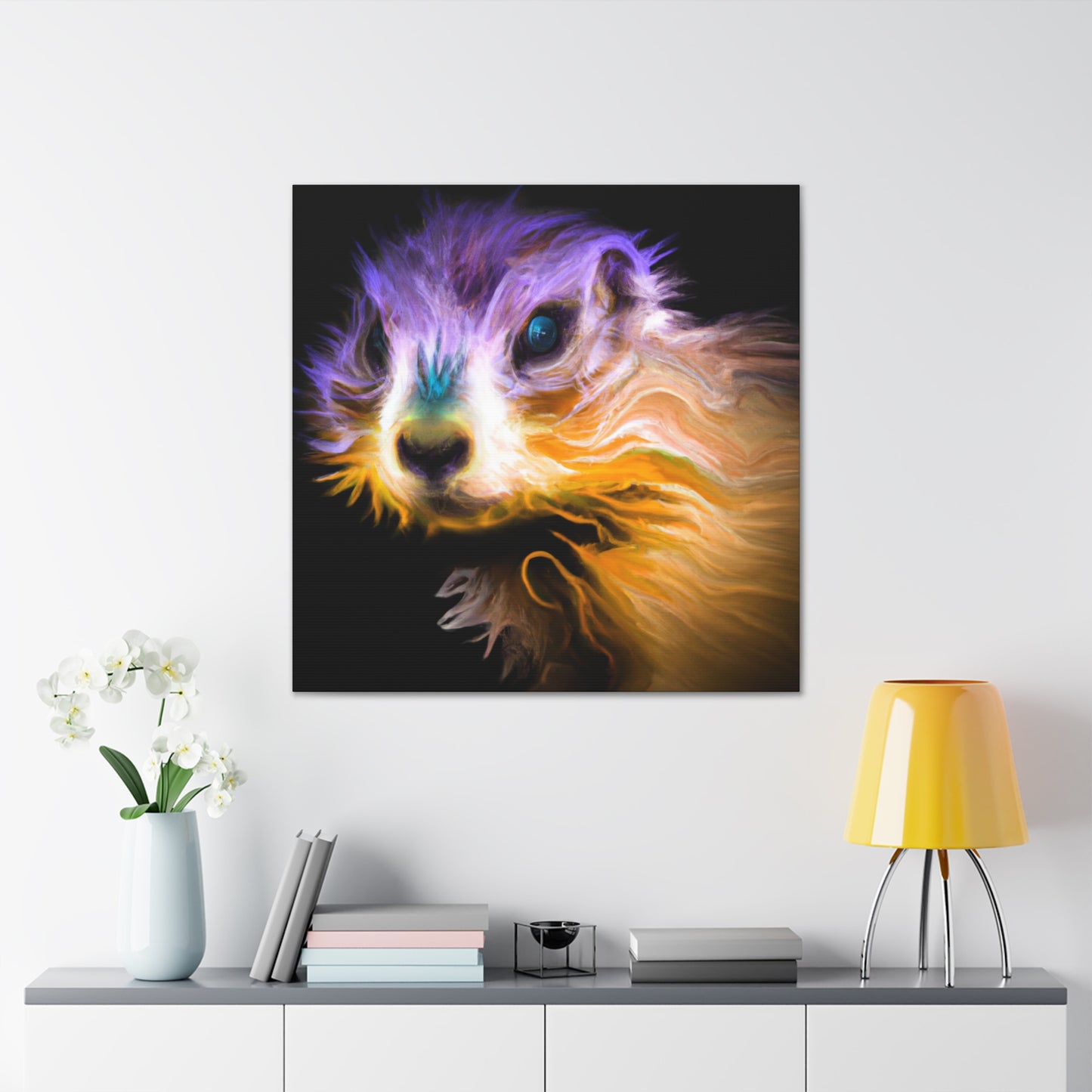 "Prairie Dog Sunset Glow" - Canvas