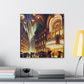 Enigmatic City Lights - Canvas