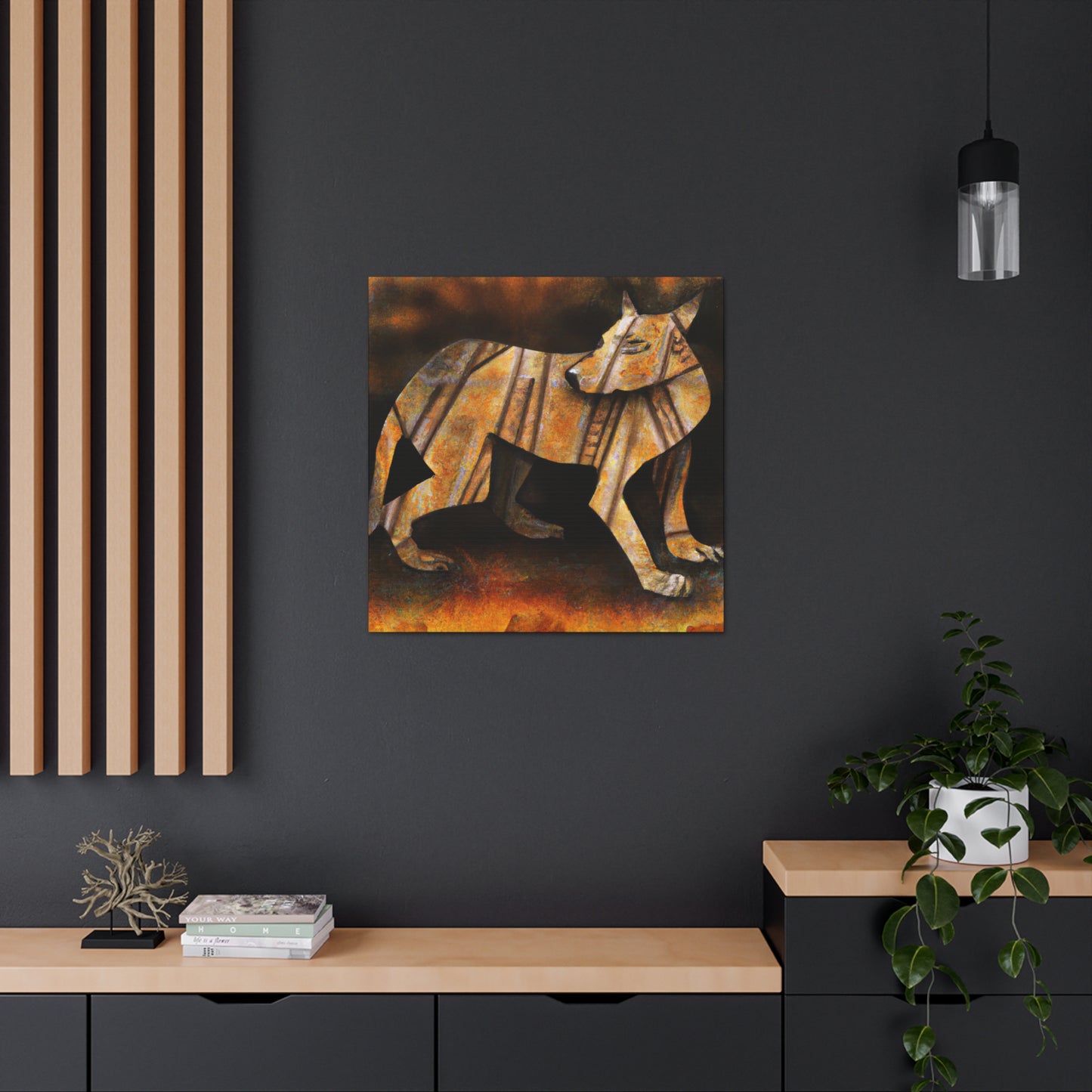 Roaring Tasmanian Tiger - Canvas