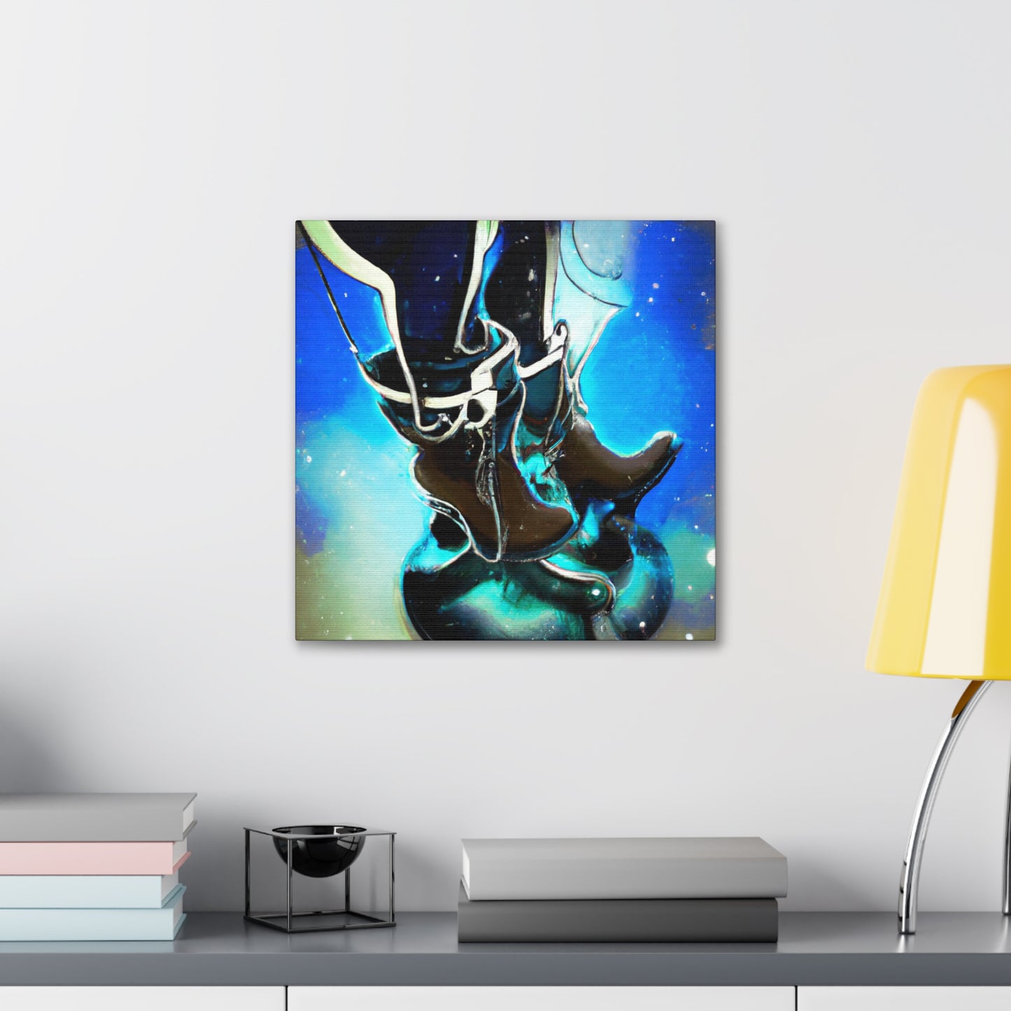 "Stirrup Abstract Explosion" - Canvas