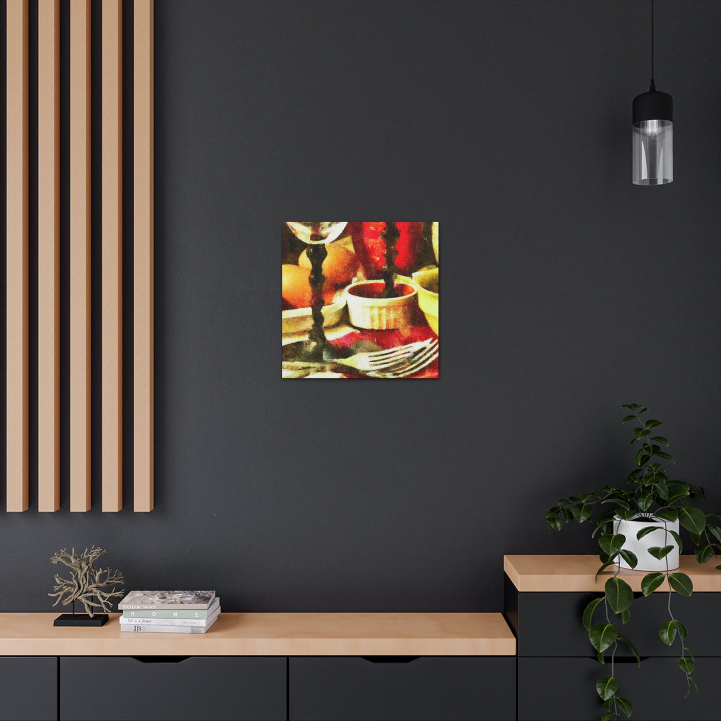 "Supper at Dusk Glow" - Canvas