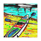 "Paddle Boarding in Peace" - Canvas