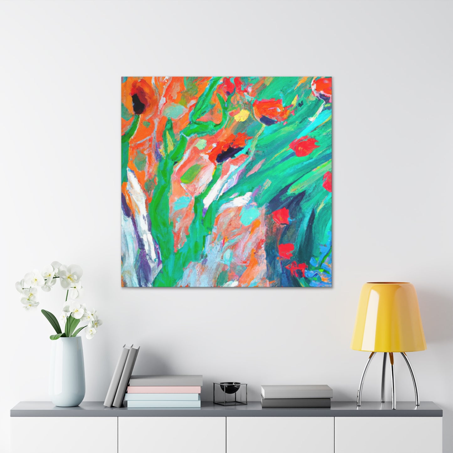 Poppy Dreamscape Painting - Canvas