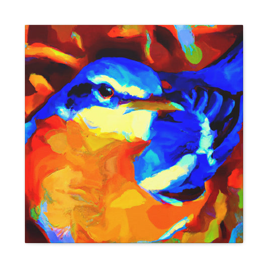 "Robins in Motion Spielberg" - Canvas