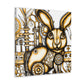 Rabbit in Steamsteel - Canvas