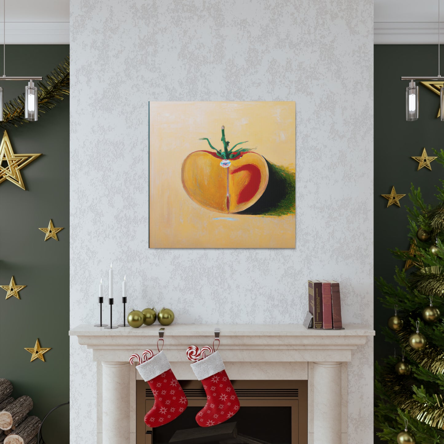 Tomato Radiant Glows - Canvas