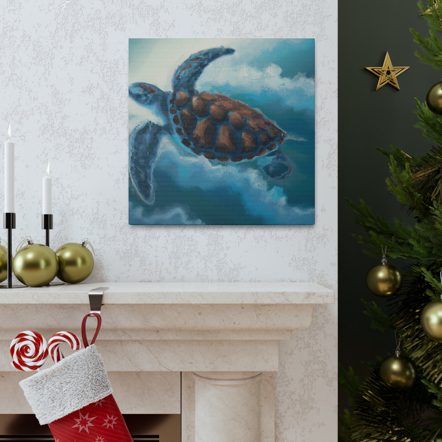 "Sea Turtle Affirmation" - Canvas