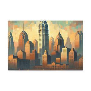 "City of Brotherly Brushstrokes" - Canvas