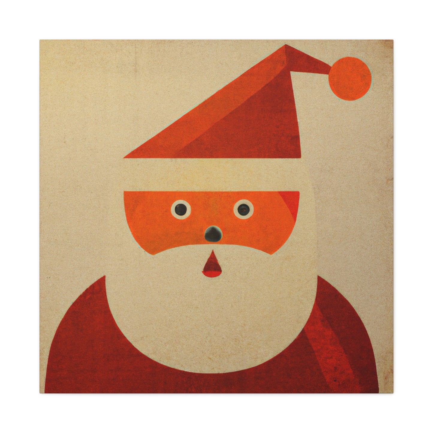 Santa in Art Deco - Canvas