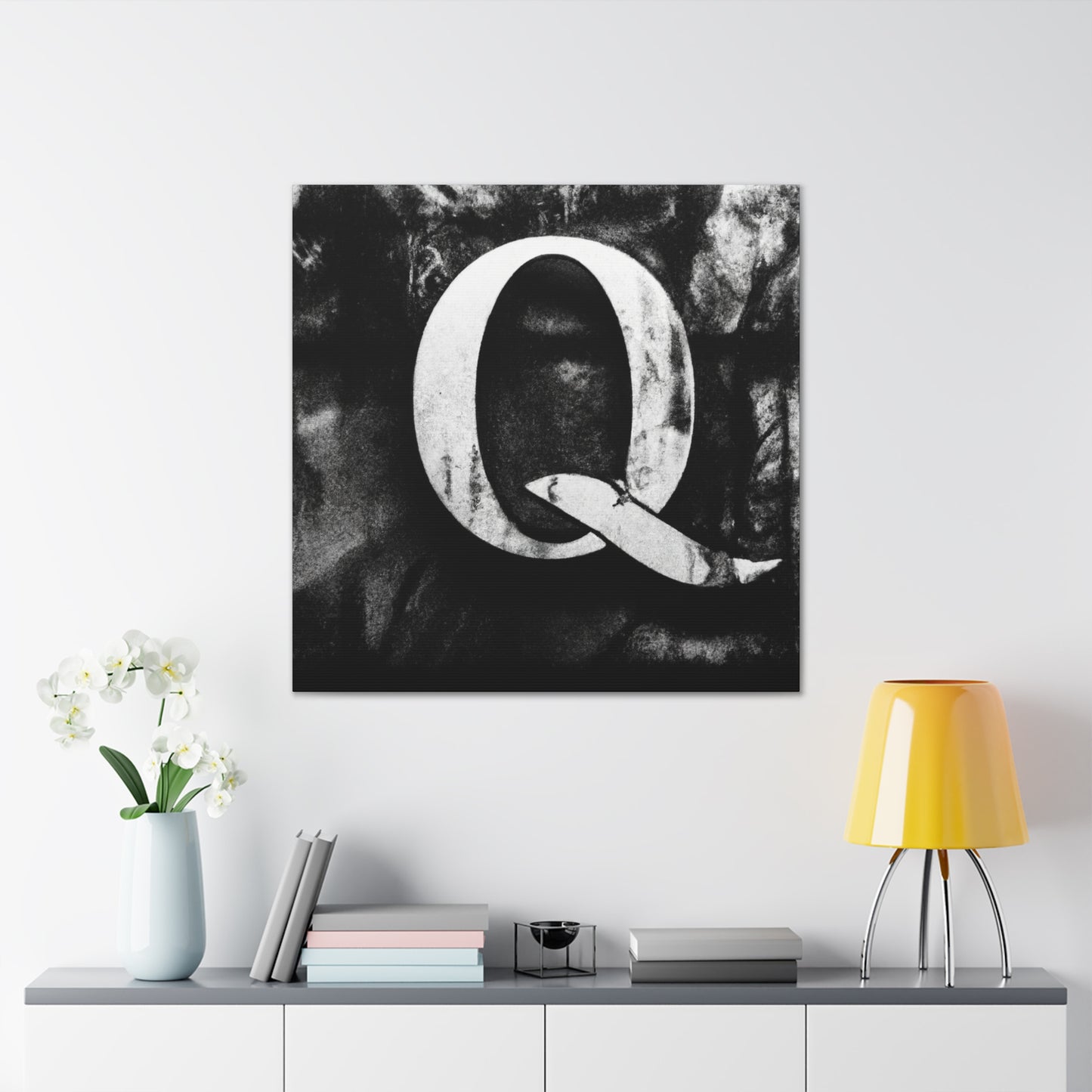 "Q: The Question Mark" - Canvas