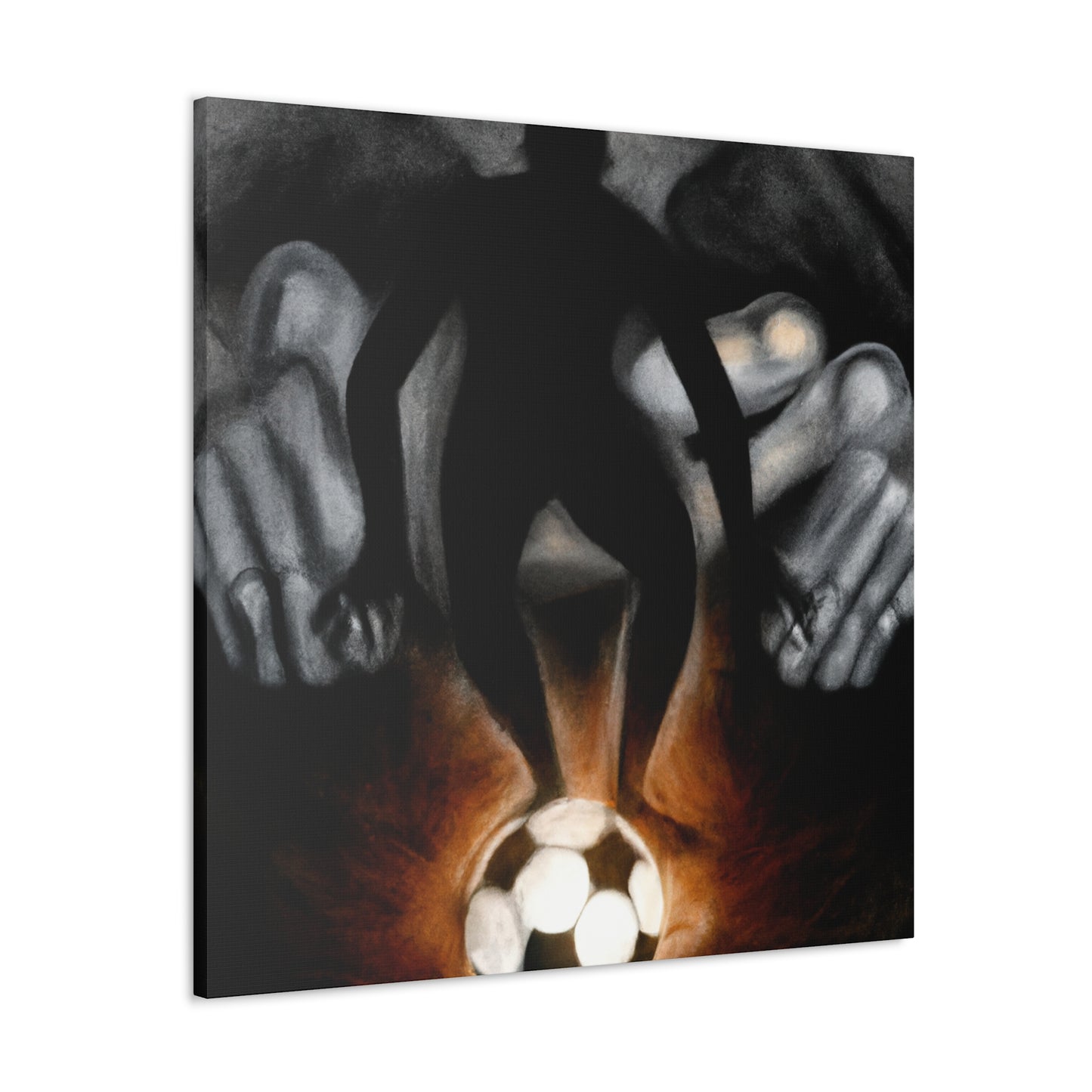 Football in Mirrors - Canvas