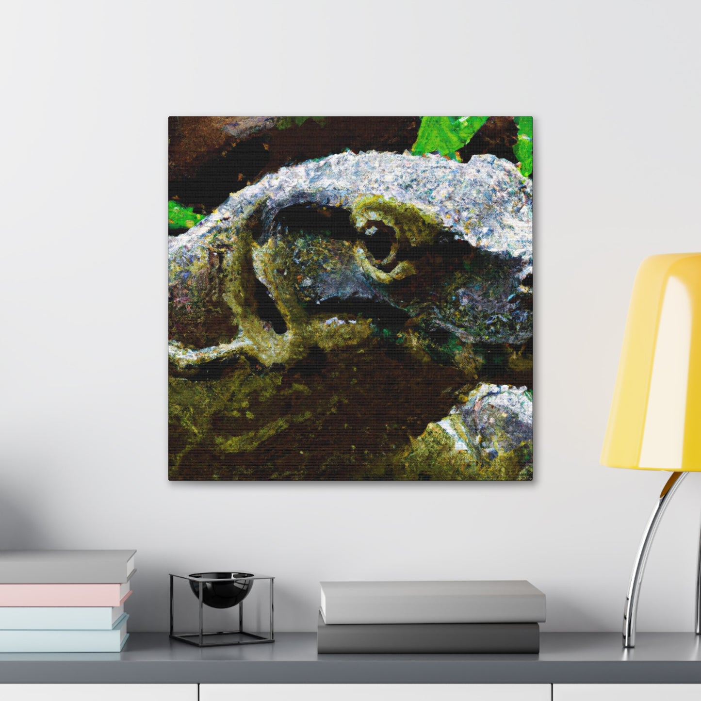 Komodo Dragon Reflection - Canvas