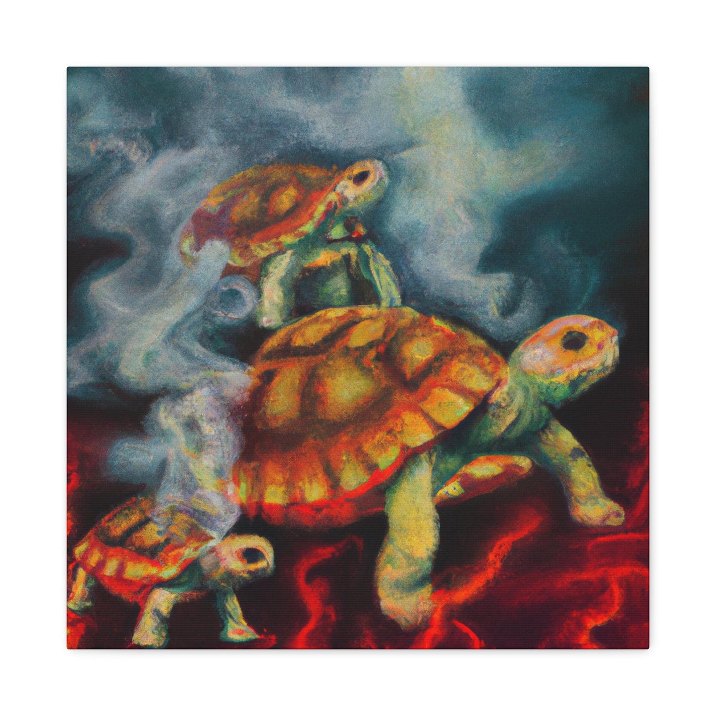 Tortoise in Surrealism - Canvas