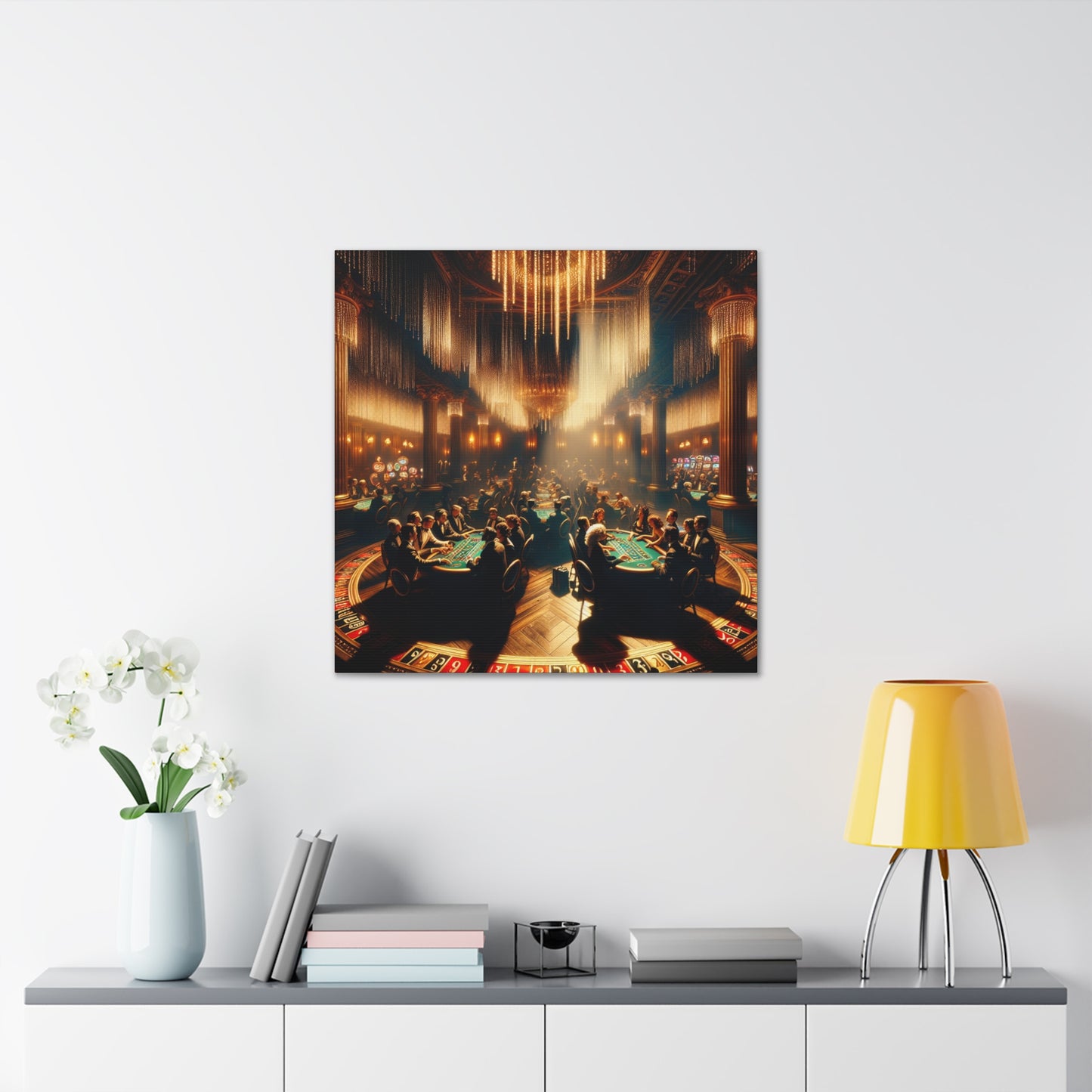 Glimmering Gamescape Mirage - Canvas