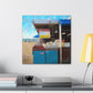 "Beach Shops Vista" - Canvas