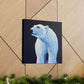 "Polar Bear in Snow" - Canvas