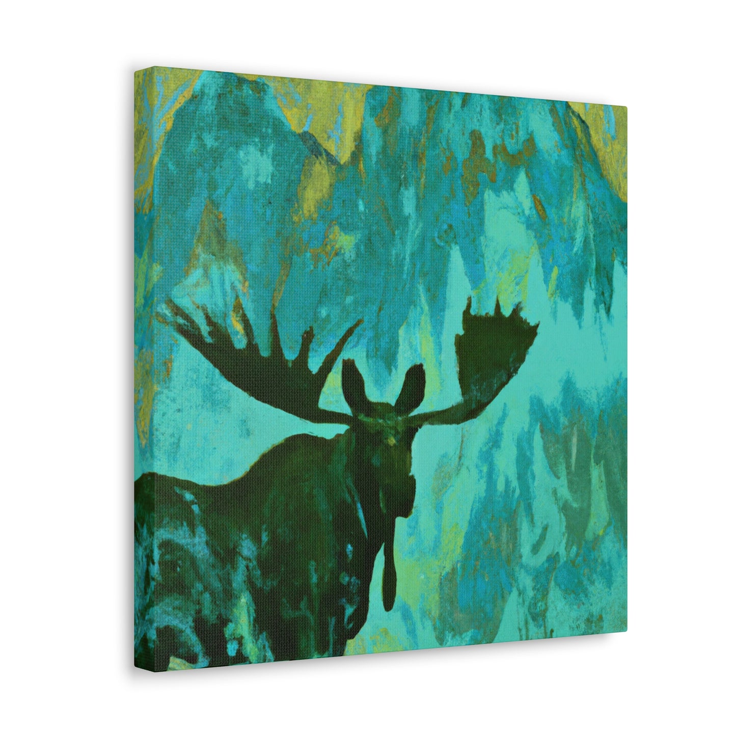 Moose in Expressionism - Canvas