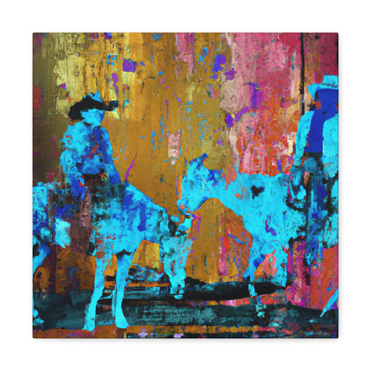 Stagecoach in Motion - Canvas