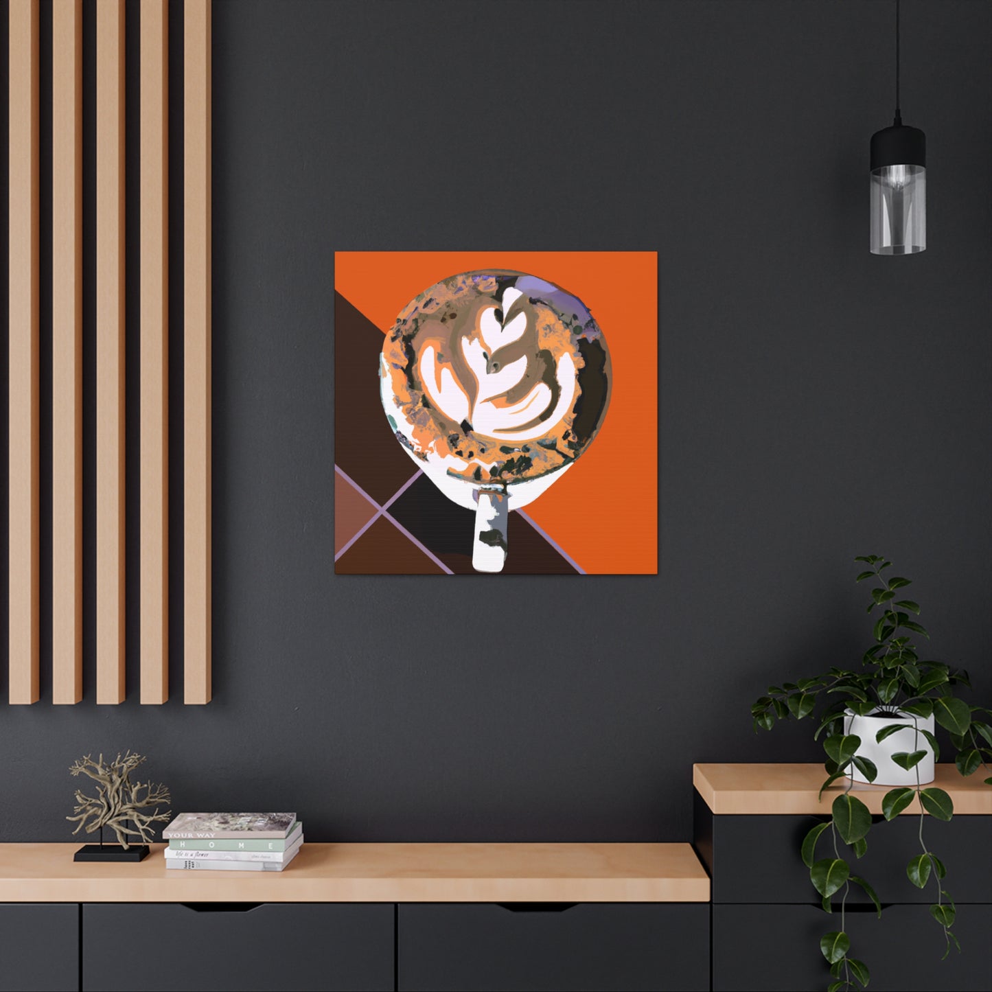 Coffee Cappuchino Pop-Art - Canvas