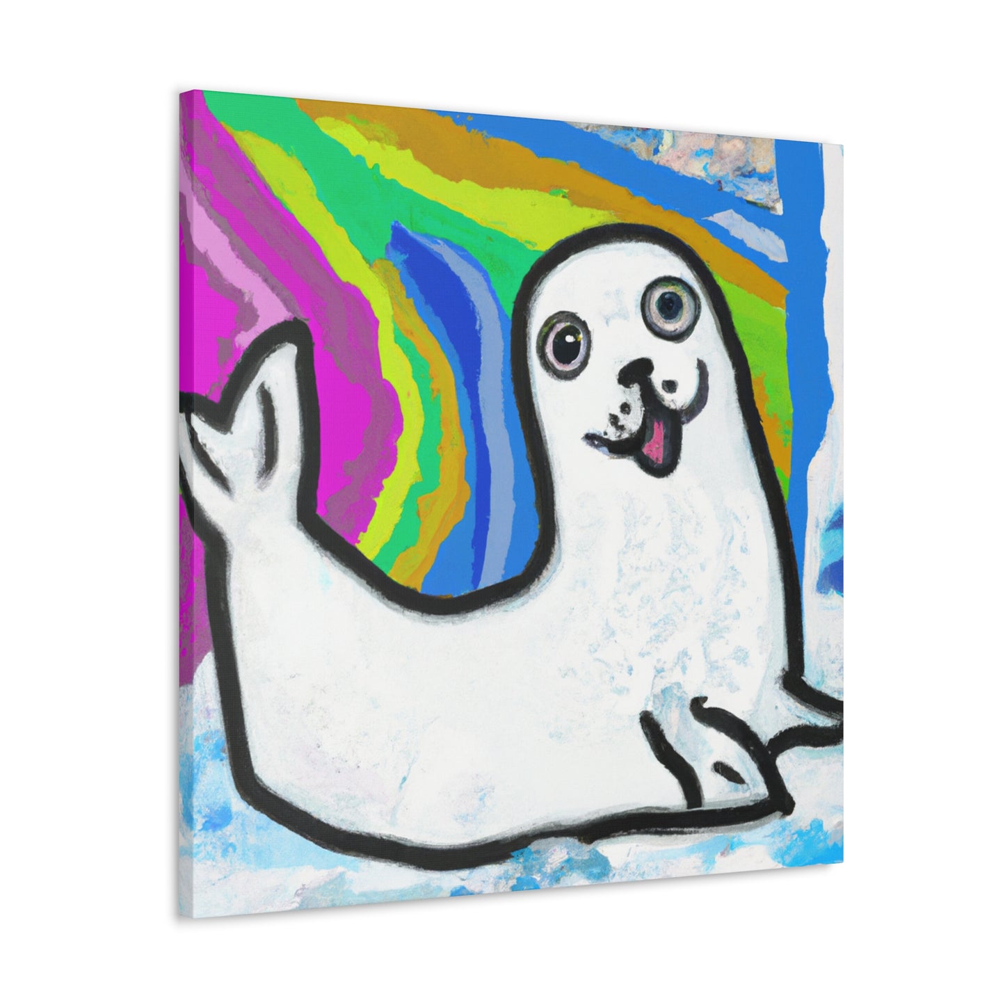 "Seal of Arctic Beauty" - Canvas