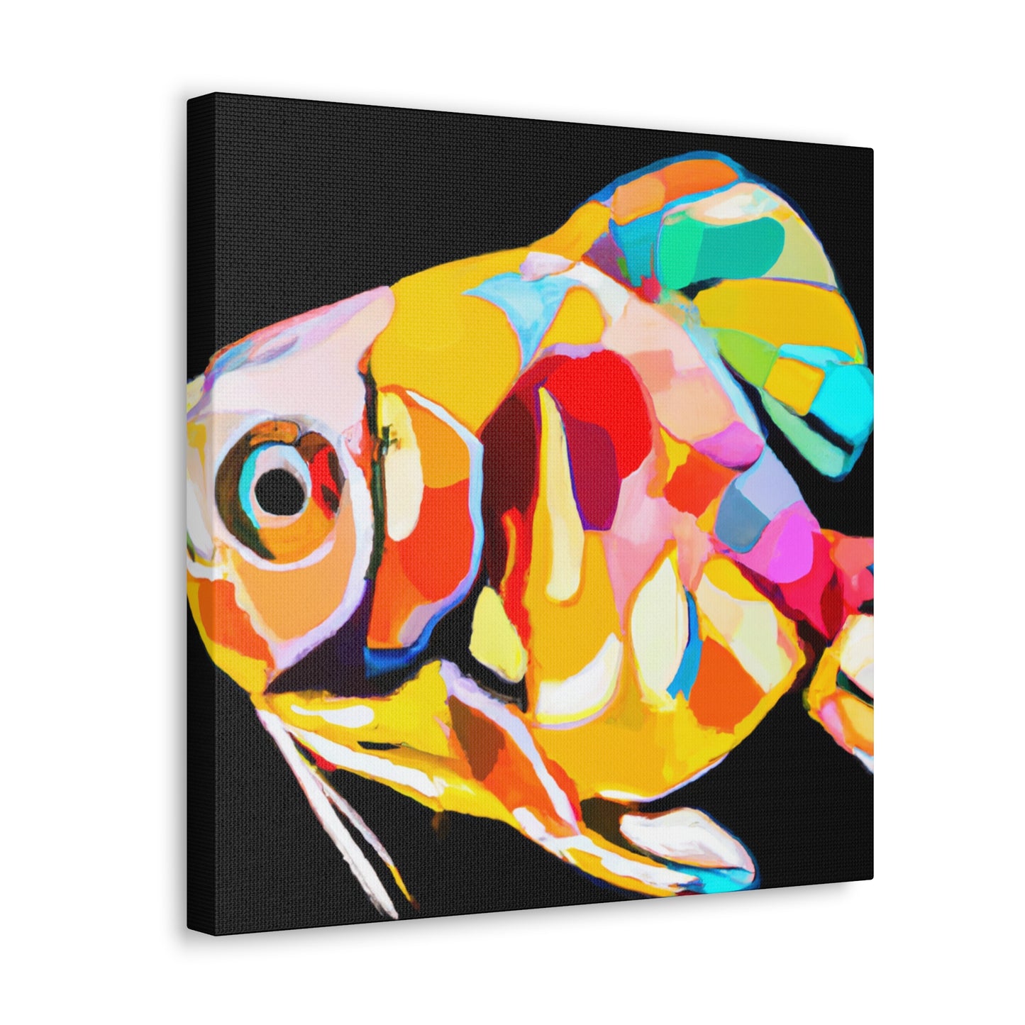 "Killifish Art Deco Dream" - Canvas