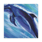 "Dolphin in its Splendor" - Canvas