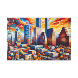 "Enigmatic Austin Dreamscape" - Canvas