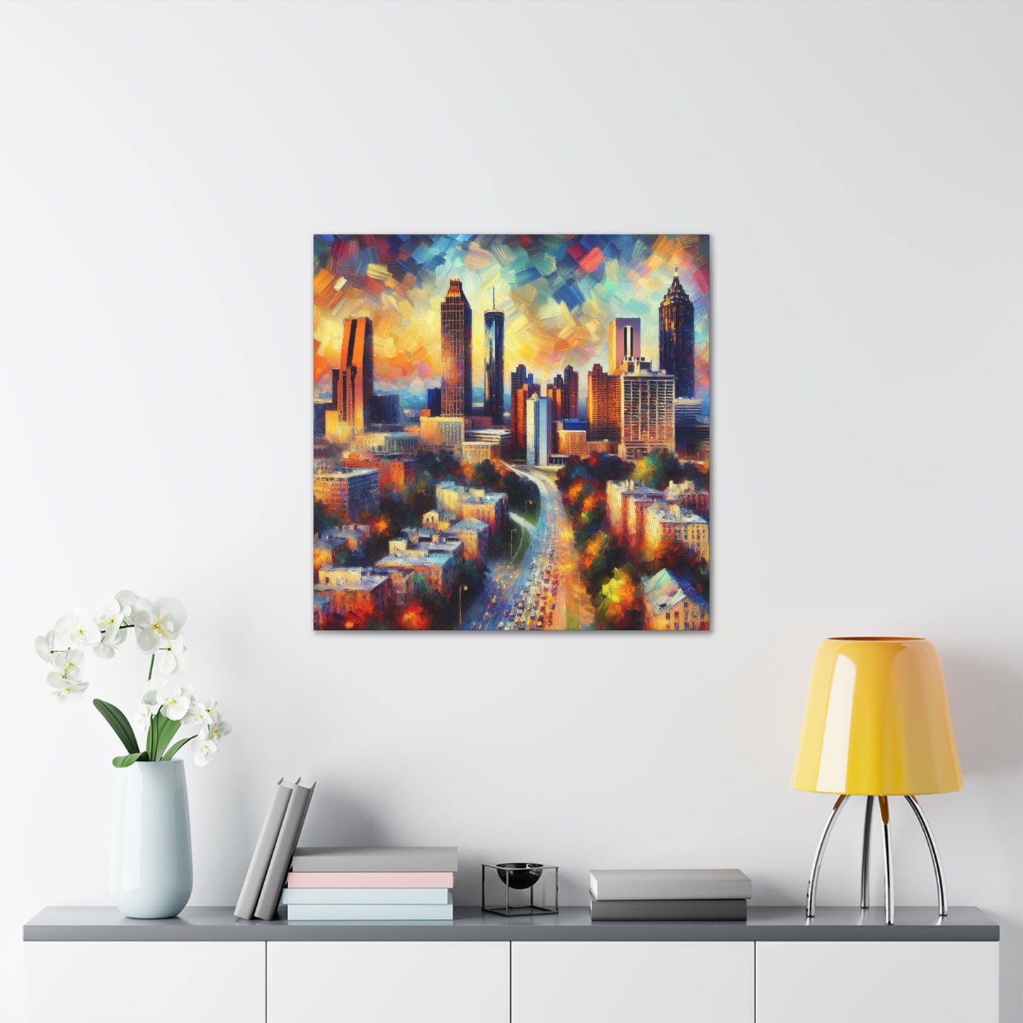 Peachtree City Twilight - Canvas