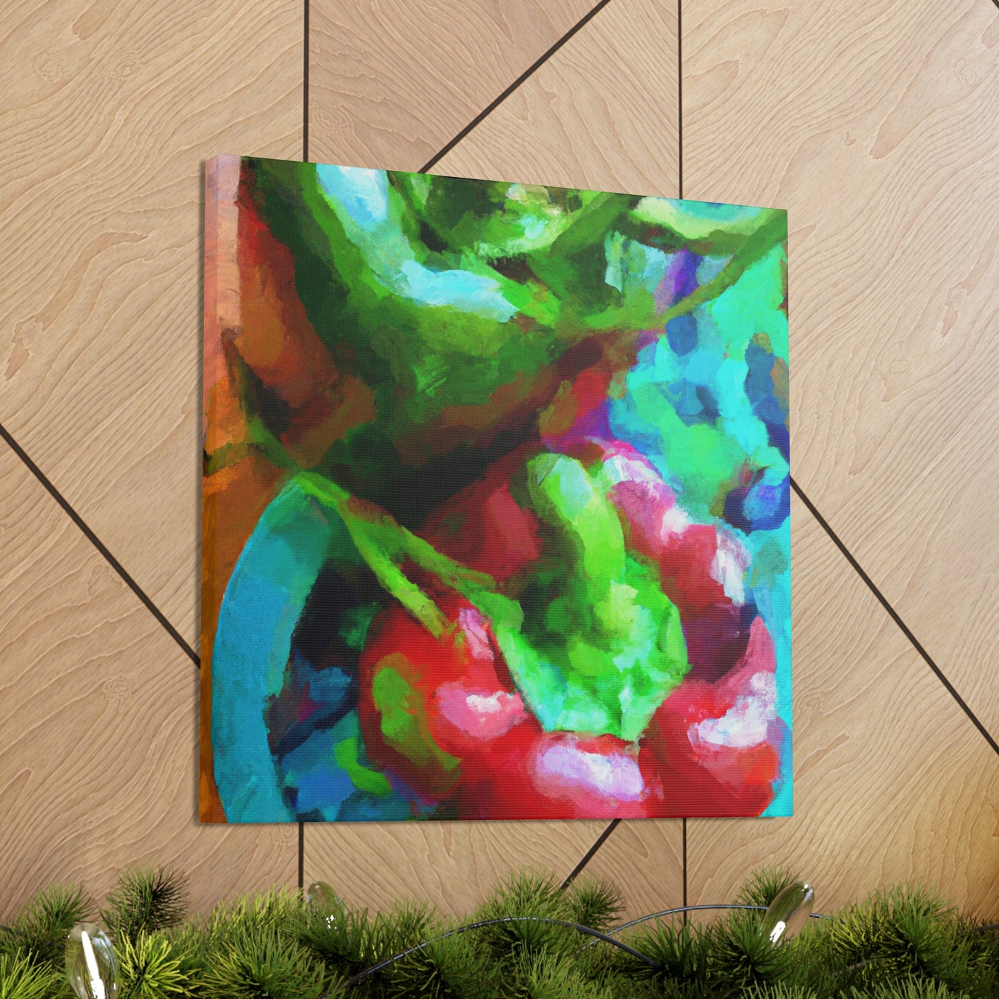 Peppers in Impressionism - Canvas