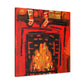 Fireside Post-Impressionism - Canvas