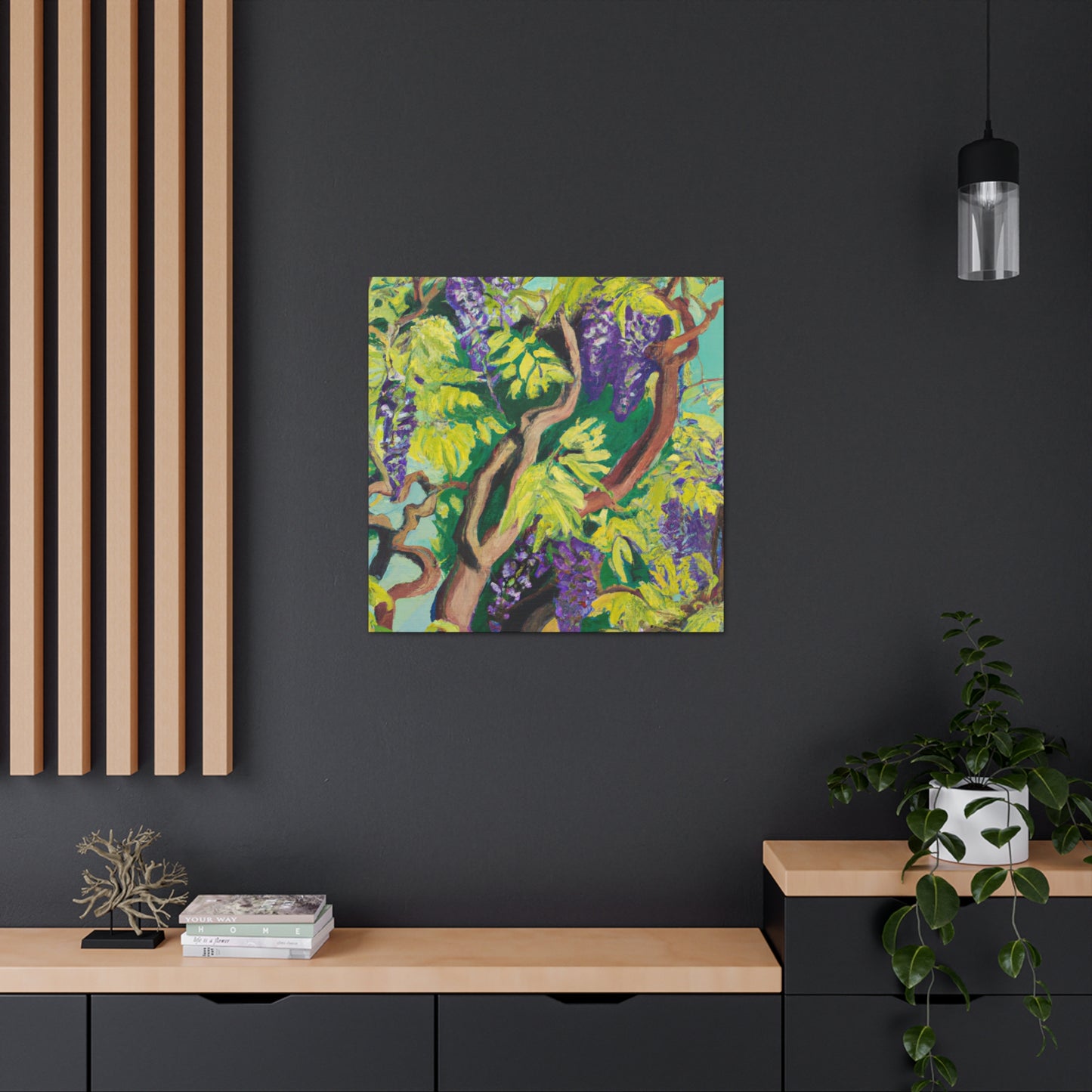 "Wisteria In Bloom" - Canvas