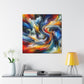 Whirling Cosmic Symphony - Canvas