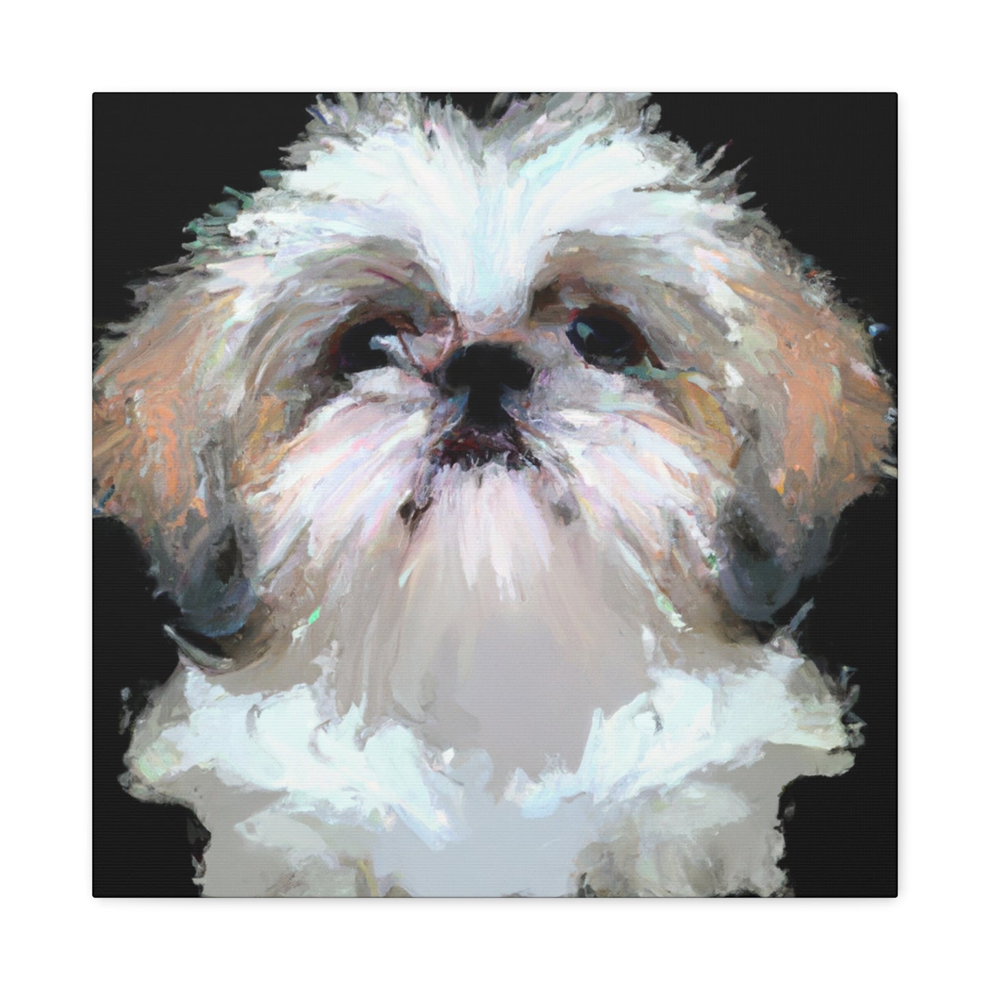 "Proud Shih Tzu Portrait" - Canvas