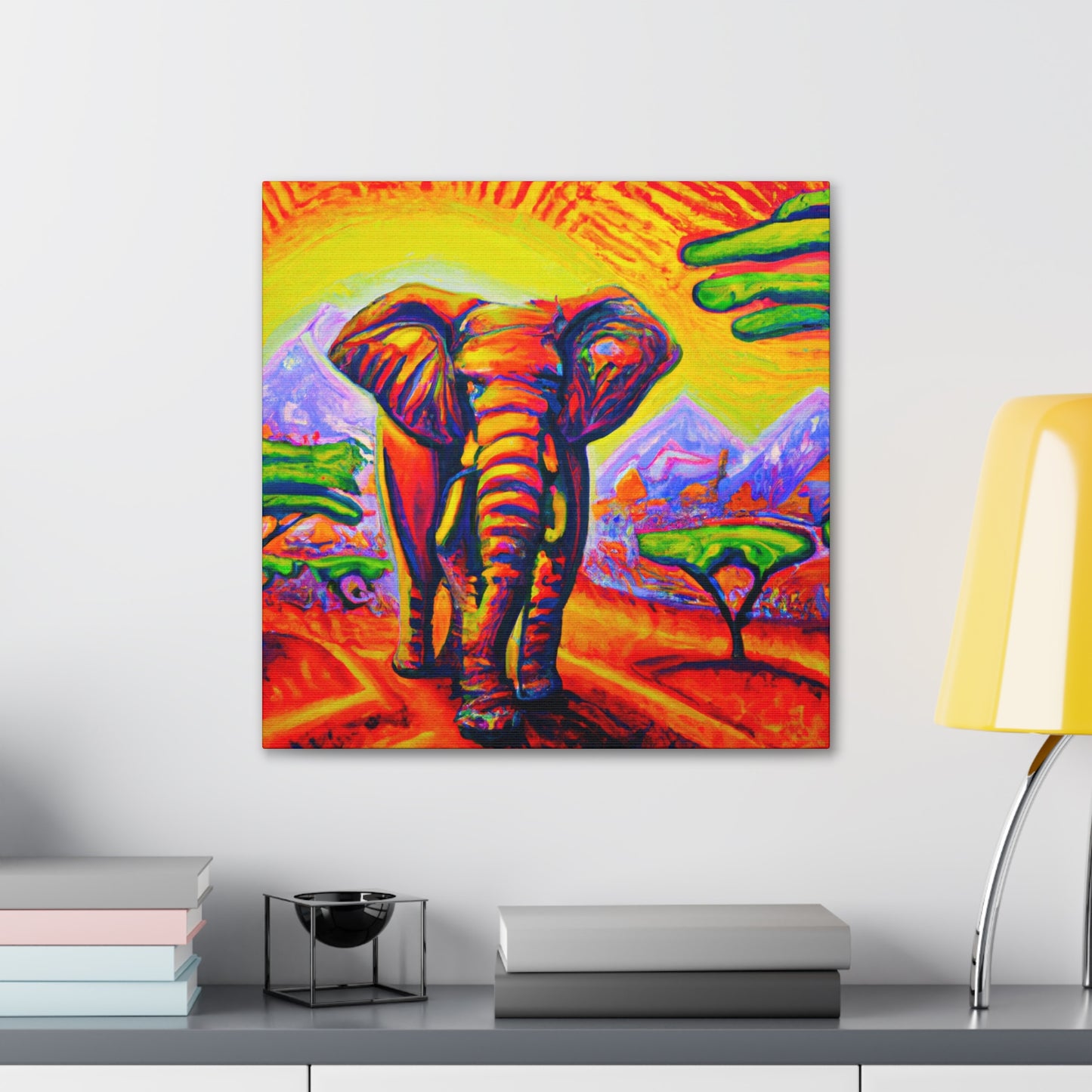 "Elephant in the City" - Canvas