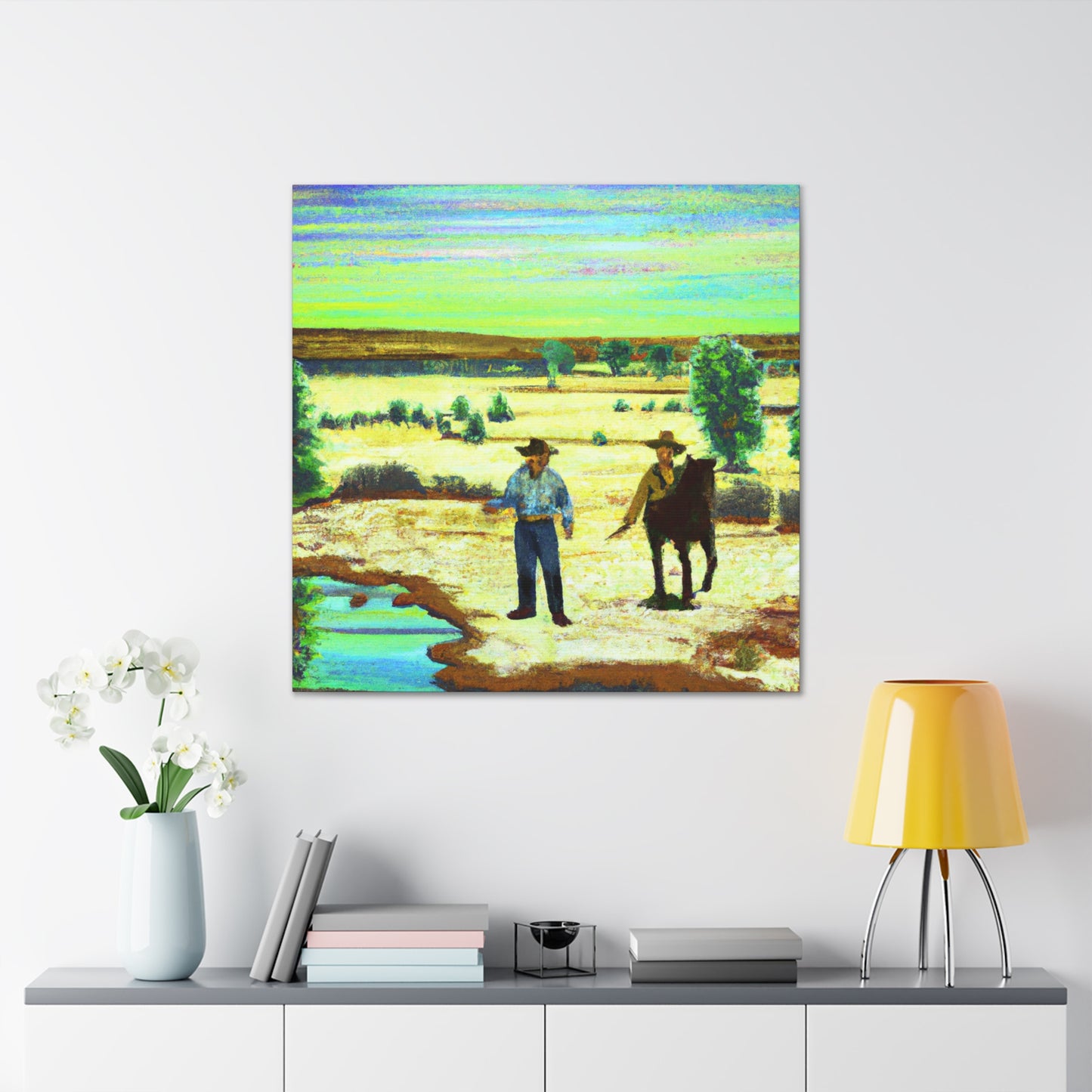 Van Gogh's Western Horizon - Canvas