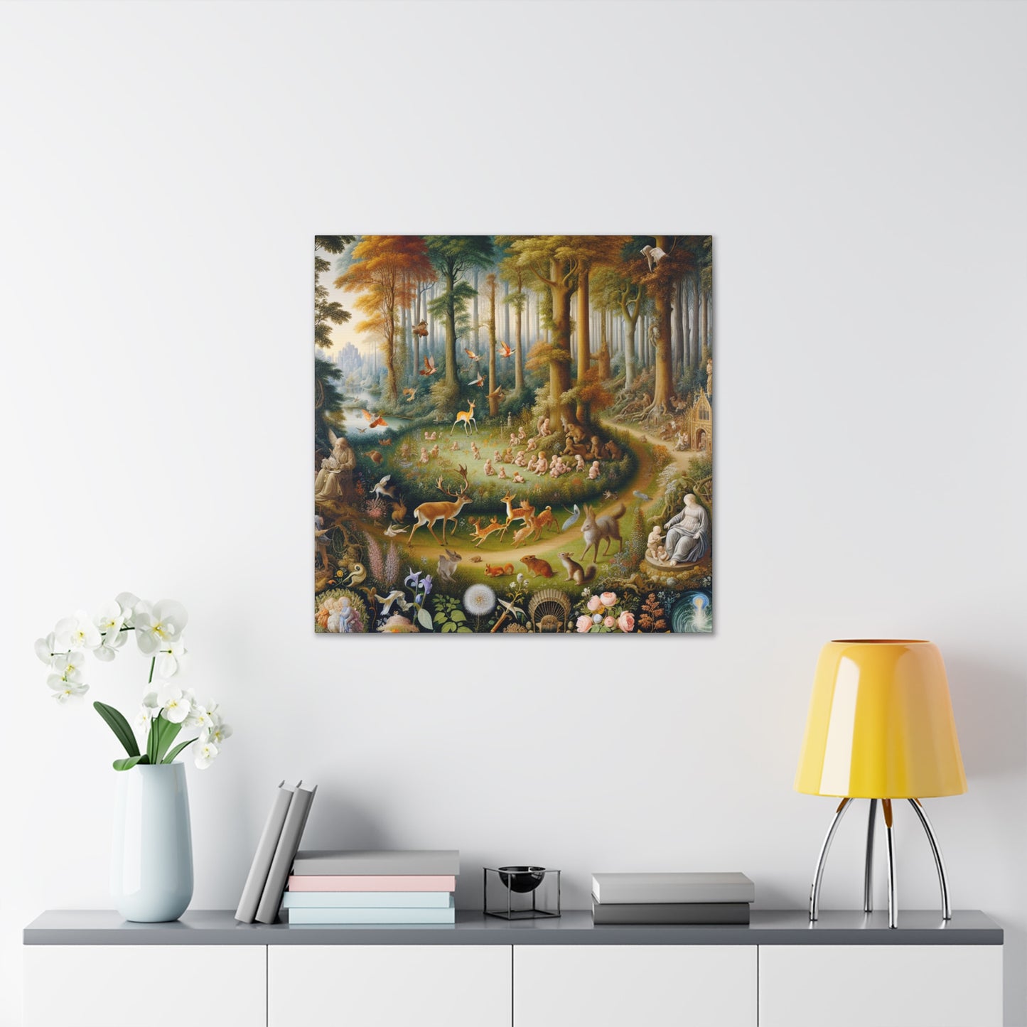 Enchanted Woodland Symphony - Canvas