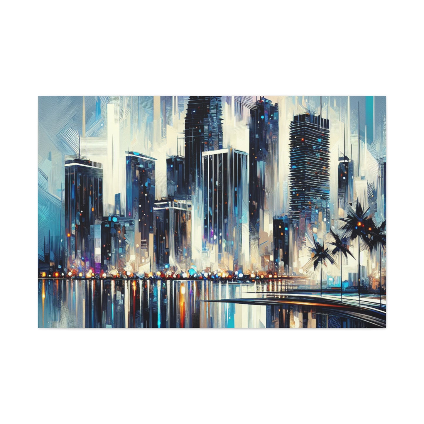 Vibrant Miami Skies - Canvas