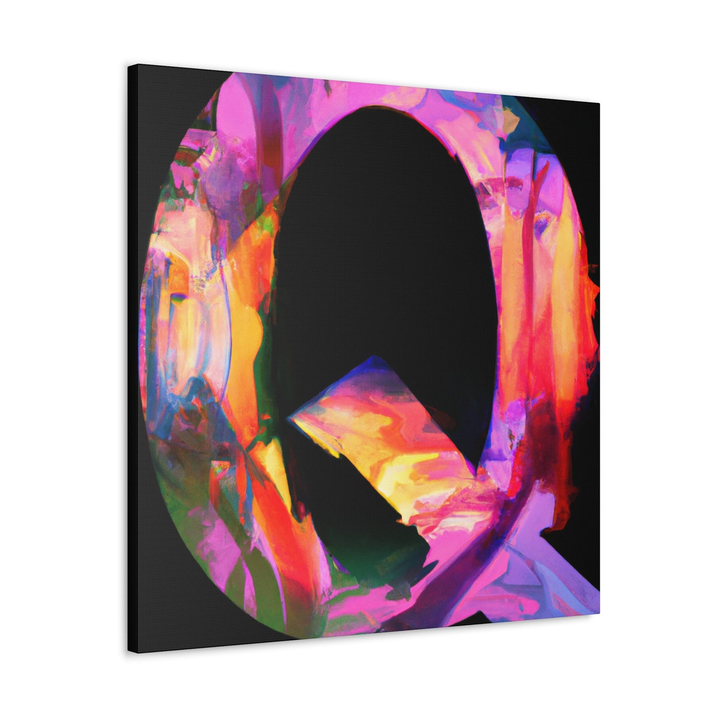 Q's Digital Tapestry - Canvas