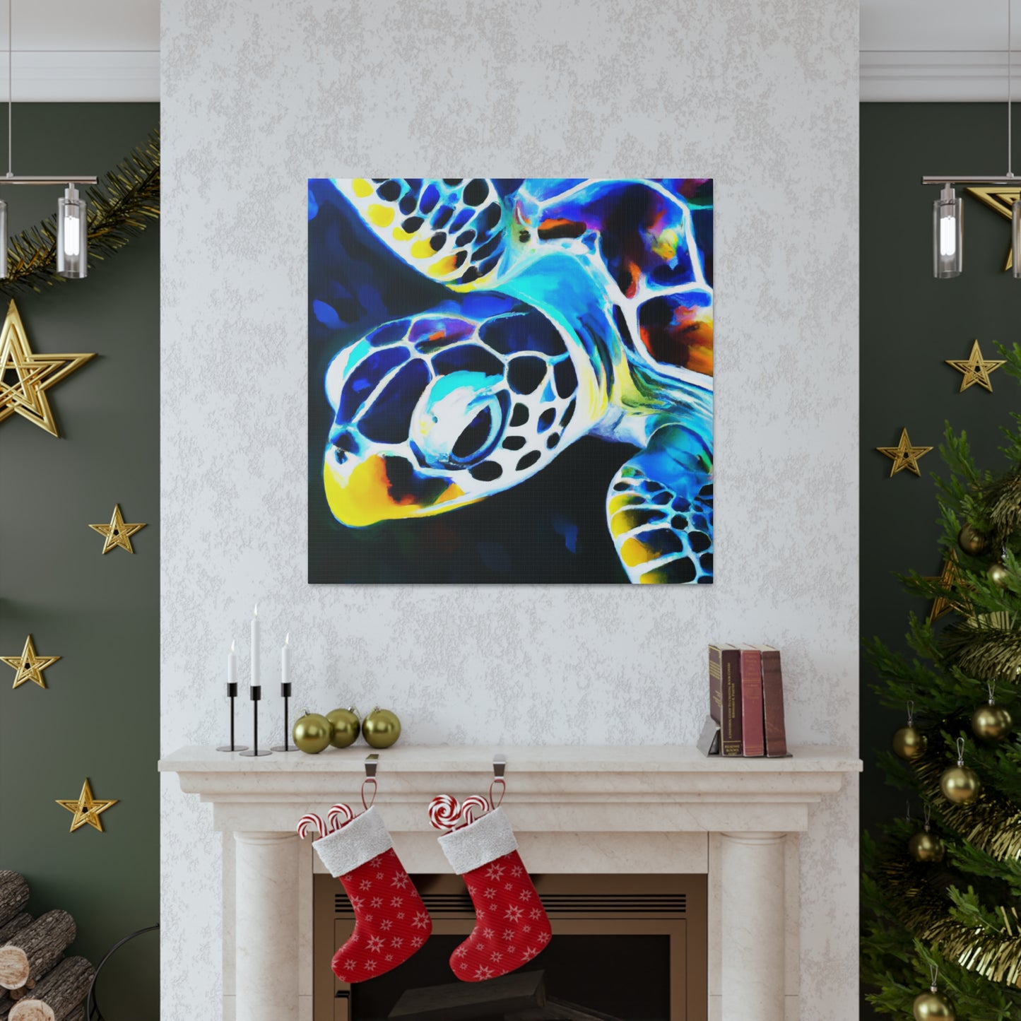 Sea Turtle Dreamscape - Canvas